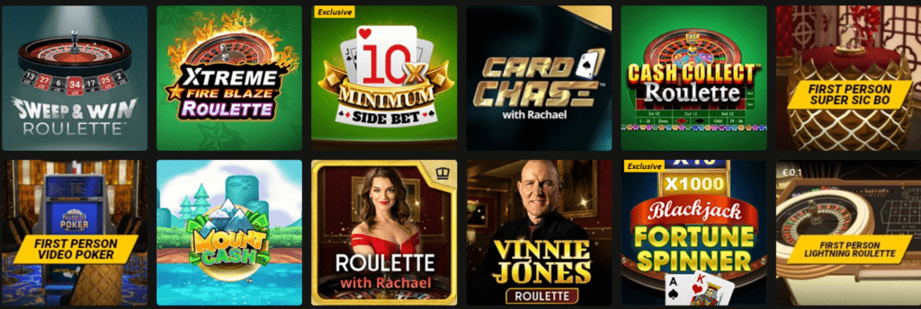 bwin casino table games